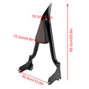 Cover Driver Sissybar ryggstøtte for Road King Street Glide Road Glide 1997-2008