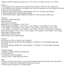 2010 Toyota 4Runner N280 2TR-FE Motorzylinderkopfschrauben-Dichtungssatz 11101-75151 11101-75200