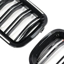 11.2009-02.2017 BMW 5 -sarja F11 Touring Munuaisten ritiläpuskuri Grille Black kiiltävä 51137203203 51137203204