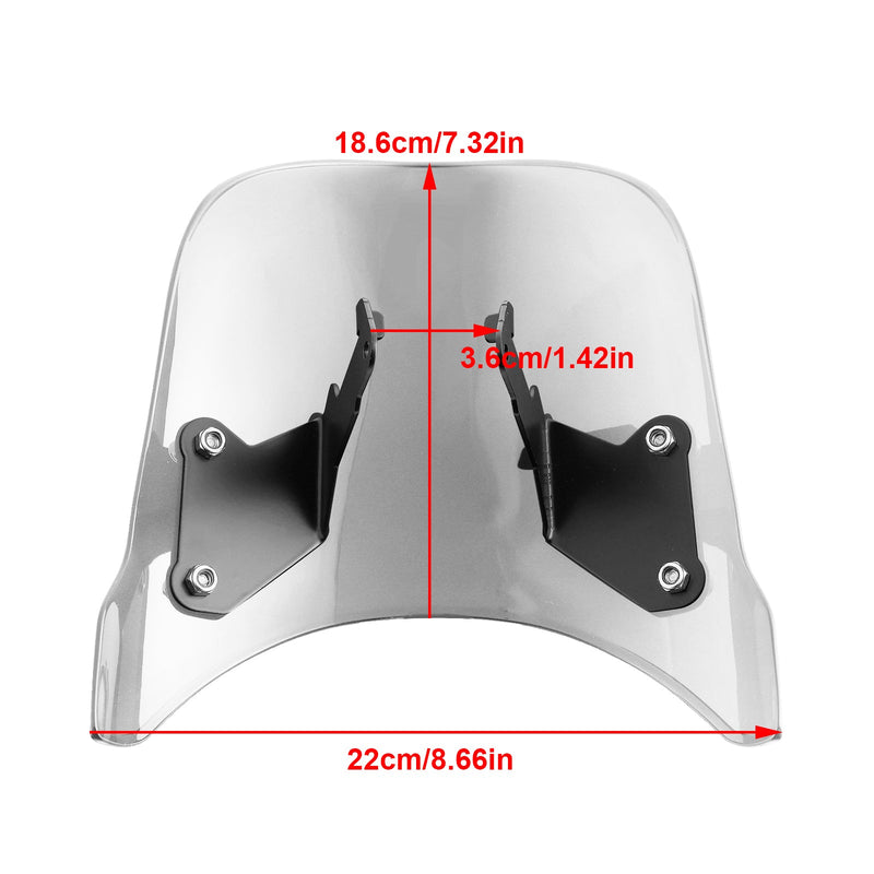 2019-2023 Husqvarna Vitpilen 401/Svartpilen 401 Frontrute Frontrute