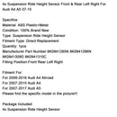 2009–2016 Audi A4 Allroad 4 x Suspension Ride Height Sensor vorne und hinten links rechts 8K0941285N