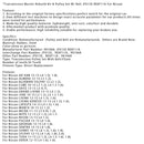 2011-2015 SUZUKI SWIFT L4 1.2L 1.3L 1.4L Getriebe-Überholsatz und Riemenscheibensatz mit Riemen JF015E RE0F11A