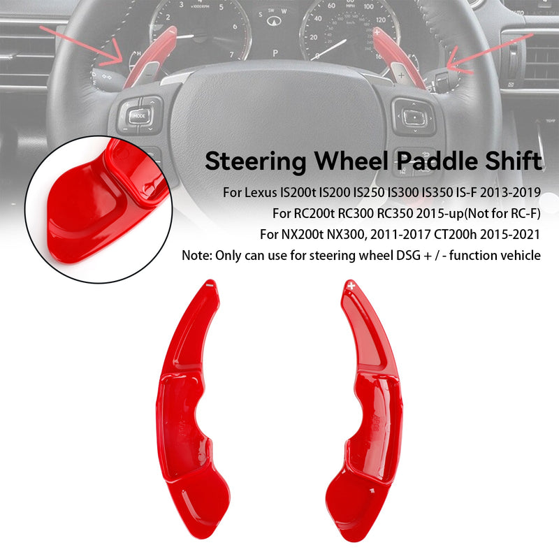 Lenkrad-Schaltwippen-Erweiterungen für Lexus IS RC RCF NX