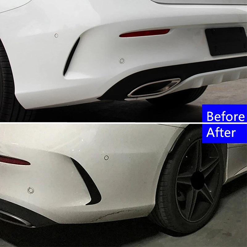 Glänzend schwarz hintere Lüftungsschlitzabdeckung für Benz C-Klasse W205 C43 C63 2014–2019