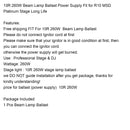 Erstatning bevegelig hodestrålepære 260W 295W 350W 380W ballaststrømforsyning MSD