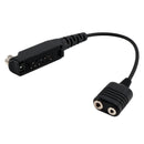 Cabo conversor de conector de fone de ouvido de 2 pinos K-Interface para Sepura STP8000 STP8030 STP8035