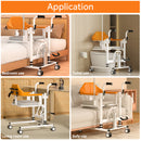 Silla hidráulica con un asiento compartido y altura ajustable: altura giratoria de 180 ° y ajustable