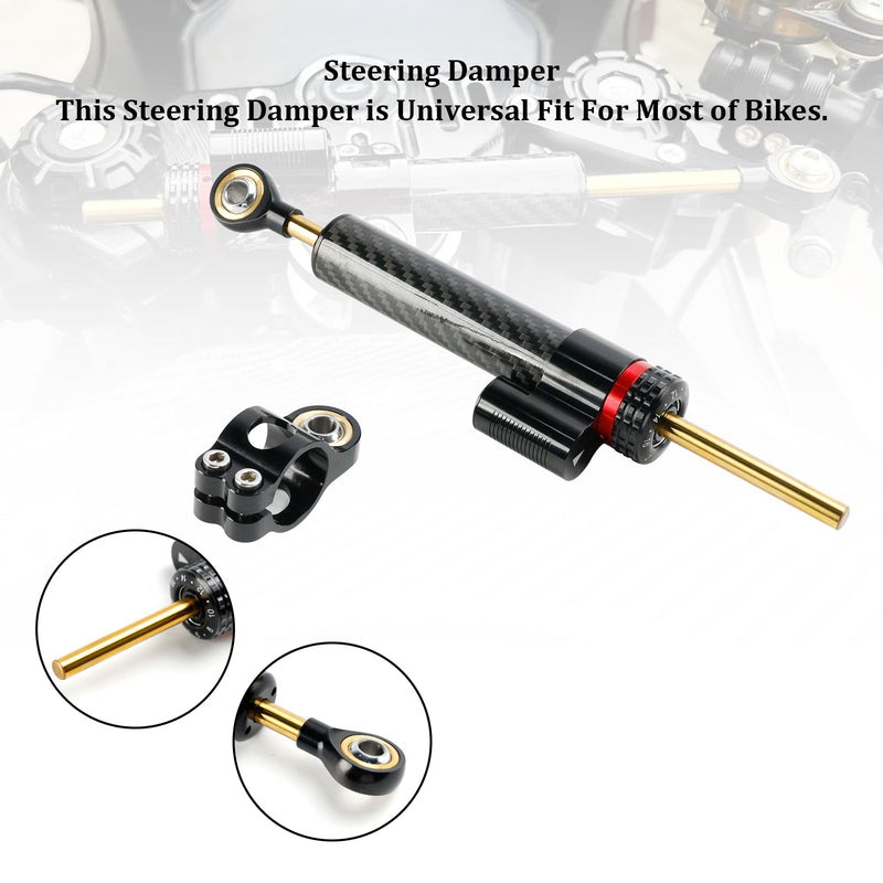 Lenkungsdämpfer Stabilisator Halterung Montage Kits für Universal Motorrad