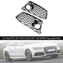 2014-2018 Audi RS7 Pair etupuskurin sumuvalolamppujen rungon säleikön suojat