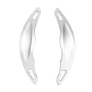 Steering wheel shift paddles for Mini F54 F55 F56 F57, aluminum silver