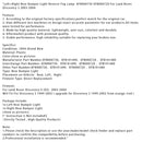 2003-2004 Land Rover Discovery 2 Linke+Rechte Rückfahrscheinwerfer