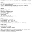 1997-2005 Audi A6 L4 1,8 L V6 2,4 L 3,0 L 5HP19 01V Solenoid s převodovkou