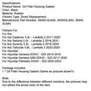 Těsnění pouzdra motorového oleje 26345-3LAA0 Vhodné pro Kia Sorento 3.3L 2018-2020