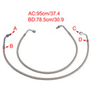 Paar Ölkühler Linien Öl Schlauch 2204030 Für Polaris Magnum Trail Boss 330 03-08