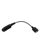 Cabo conversor de conector de fone de ouvido de 2 pinos K-Interface para Sepura STP8000 STP8030 STP8035