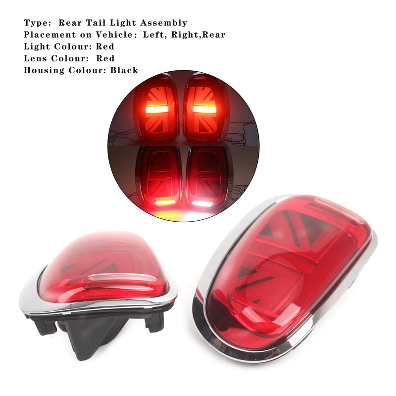 01/2010-10/2016 Mini Countryman R60 L & R LED-takavalovalaisimet punaiset 63219808149 63219808153
