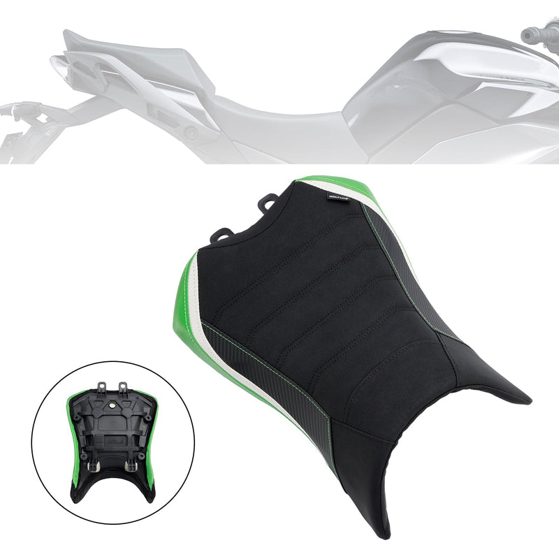 2022–2023 Kawasaki Ninja 1000SX vorne Fahrer Raider Sitz Sozius Sattel grün