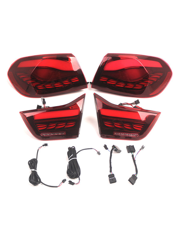 2014–2020 BMW F36 (Gran Coupé/Cabrio) L&R Red LED Baglys, baglysmodul 63217296100 63217296099