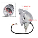 #D62 Headlight Lamp Spotlight Universal Coler Switch Fits Chrome For Motorcycle