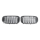 07.2015-01.2019 BMW 7er G11 Langer Radstand Vor-Facelift Schwarzer Nierengrill mit 2 Lamellen vorn