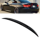 2007–2013 BMW 3er E93 2-Türer Cabrio/M3 Cabrio, schwarz glänzend, Heckspoiler für BMW 3er E93 Cabrio