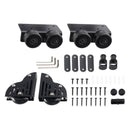 6.6 Foot Round Tube Aluminium Library Slider Ladder Maskinvaresett med brems