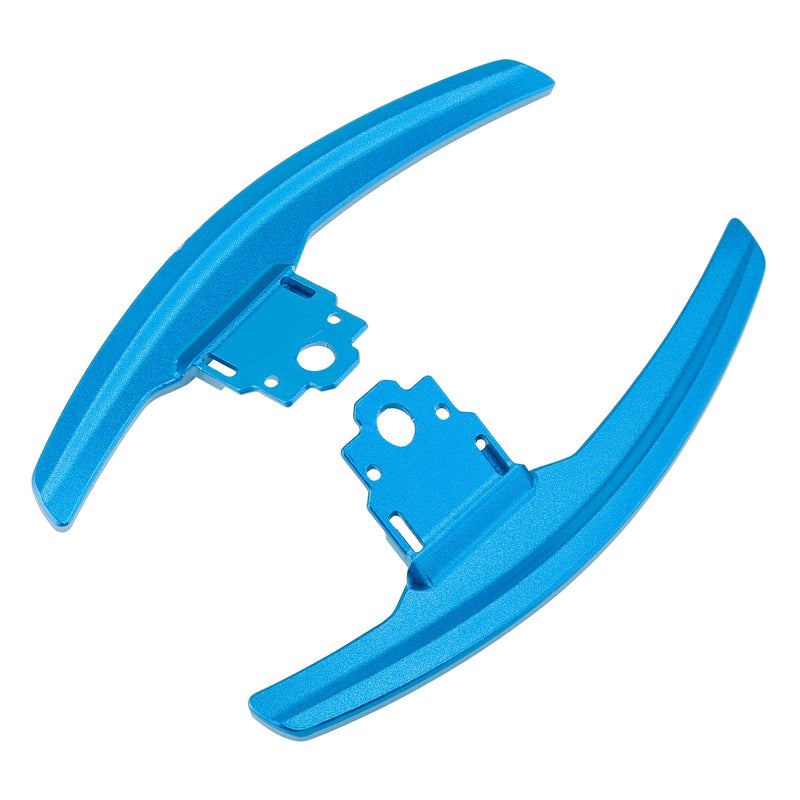 Schaltwippenverlängerung für BMW F-Serie F30 F31 F32 F10 X3 X5 Aluminium Blau