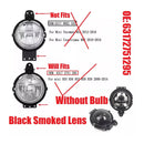 1 Pcs Front Stoßstange Nebel Licht Für Mini R55 R56 R58 R59 R60 63172751295 Rauch Objektiv