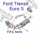AGR -ventilblokplade til Ford Transit Custom Euro5 & 6 2.2L 2.4 TDCI fra 2011