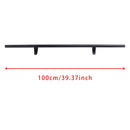 Rolling Library Sliding Ladder Hardware Kit med broms 3,3 ft rund rör