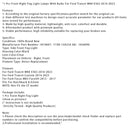 1 Pcs Vorne Rechts Nebel Licht Lampen Mit Glühbirnen Für Ford Transit MK8 V363 2014-2023