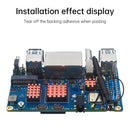 Kühler Orange Pi RV2 Entwicklungsboard Kühlkörper aus reinem Kupfer, selbstklebender Kühler
