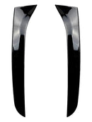 Glanz Schwarz Paar Hinten Fenster Seite Flügel Spoiler Für VW Passat B7 Wagon 11-15