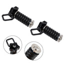 Paar Zurranker mit D-Ring 1"" Schwarz Schwarz für Polaris Rzr 570 800 900 1000