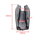 Cafe Racer Petrol Tank 9L/2.4 Gal til Honda CG 125 - Matt Black