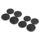 Conjunto de 8 almofadas de braço redondas de borracha para elevadores BendPak e Dannmar (número de peça 5715017)