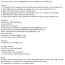 Paar beige Sonnenblenden für Honda Accord (2008–2017), Teilenummer 83280TA5A51ZA