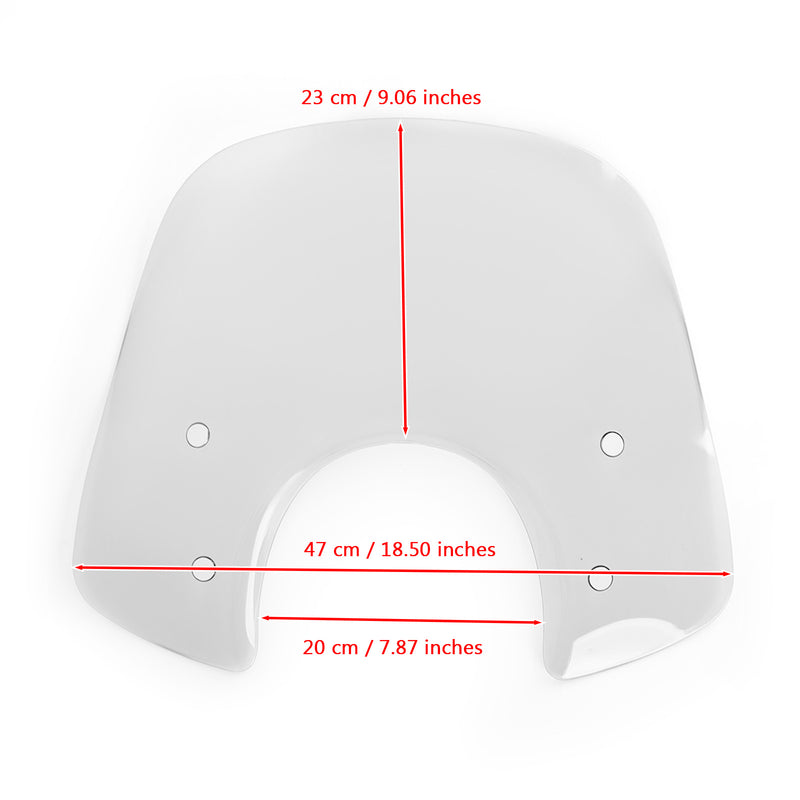 Windschutzscheibe Windschutzscheibe passend für Vespa LX50 LX125 LX150 GT200 GTS250ie GTS300 Super Generic