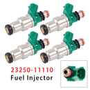 1994-1999 Toyota Paseo Tercel 1,5L 4stk drivstoffinjektorer 23250-11110