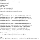 Elektrischer Heckklappen-Hebemechanismus hinten rechts 51247318652 Passend für BMW X6 F16 F86 2014-2019