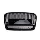 RS6 Style Front Mesh Honeycomb Grill Grille Fit Audi A6 S6 C7 2012-2015