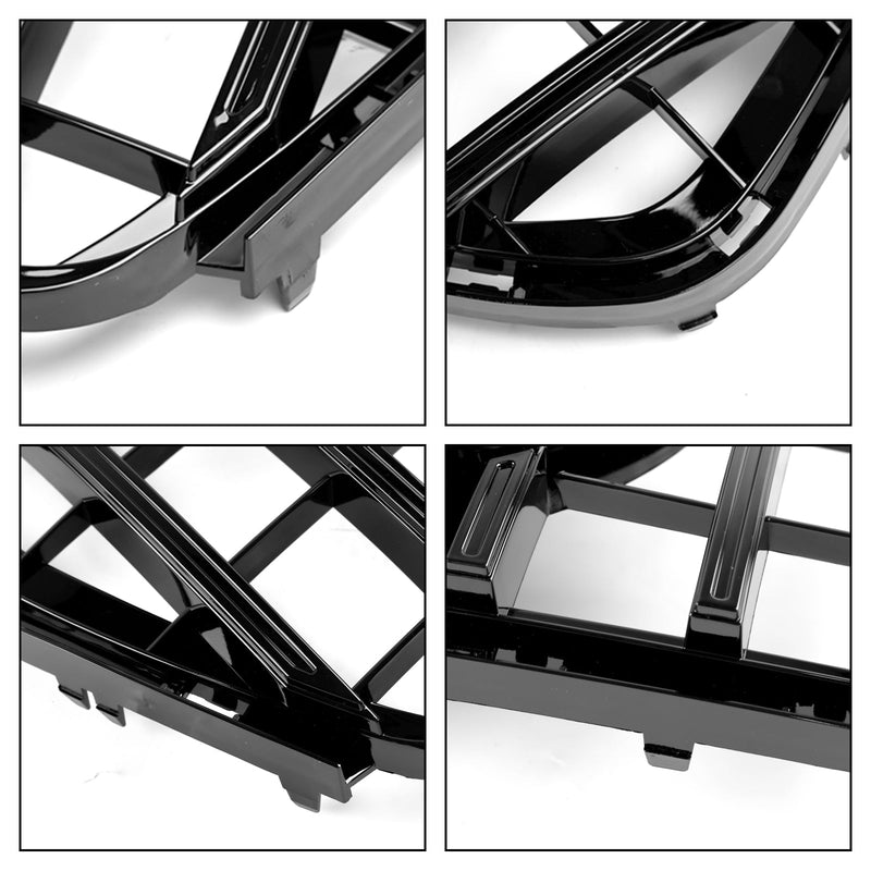 2019-2023 Pre-Facelift GLE SUV V167 Mercedes-Benz jäähdyttimen säleikkö kiiltävän mustana