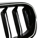 2021-2024 BMW 5 -sarja G30 G38 Double-Amallenienrill Black Gling