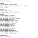 Vorderer Querlenkerbuchsensatz für Polaris RZR 900 1000 EPS XP 4 Turbo 14-16 5450095 5138276