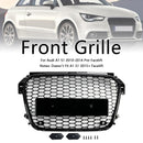 Glans sort front bikakestøtfangergrill for Audi A1 S1 2010-2014