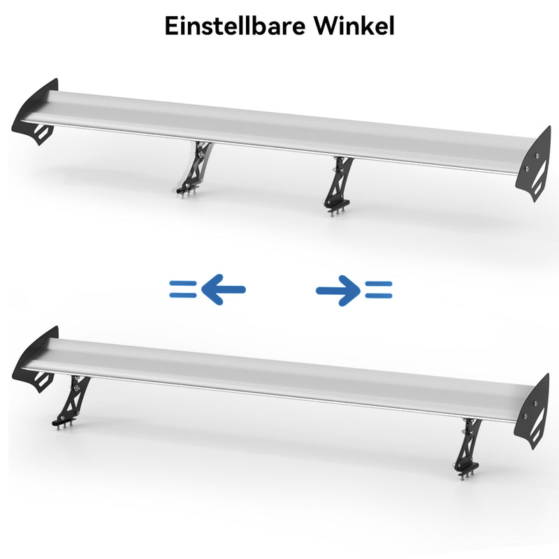 Universal justerbar letvægts GT aluminium bagvinge racerspoiler Generisk