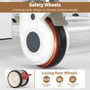 Hydraulinen pyörätuoli, jossa on 180 ° pyörivä istuin ja pöytä, joka on ihanteellinen potilaan hoitoon