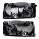 Dvojice mlhových světel s lampami pro Chevy Tahoe Sierra 2007–2015 Žlutá čočka