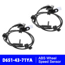 Hinten Links und Rechts ABS Rad Geschwindigkeit Sensor D651-43-71YA für Mazda 2 DE DH