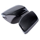 2Pcs Real Carbon Fiber Side Mirror Cover Für BMW E60 2004-2007